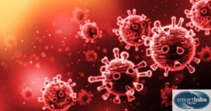 Viruses (STIs) depicted floating in the air