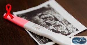 A pregnancy test tick + ultrasound snap of a growing fetus