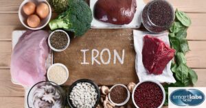 Common iron-rich foods.