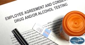 Employee consent form for drug testing.