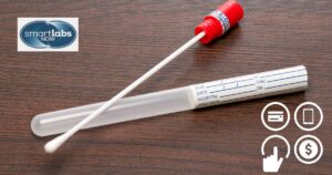 A mouth swab kit.