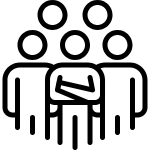 Employees icon depiction.